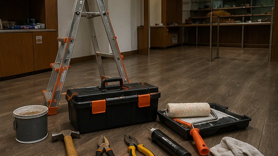 Small repairs to finish before renting out a house