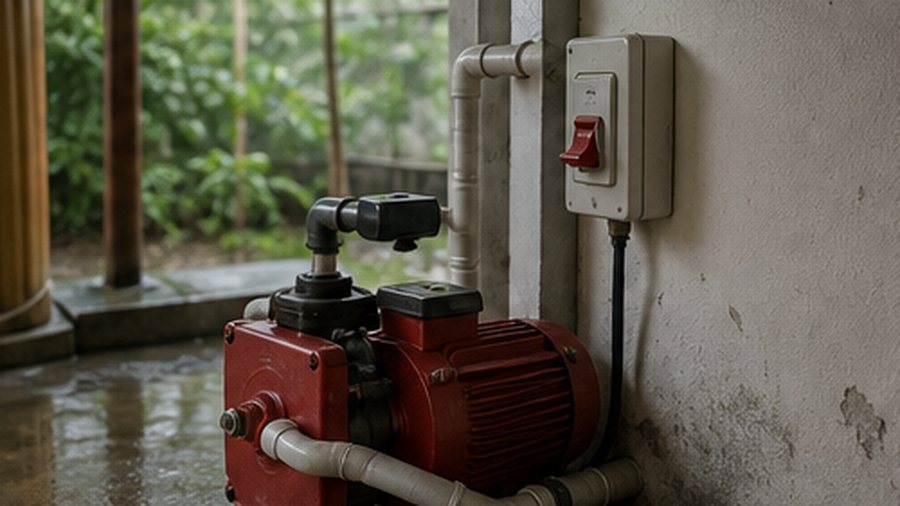 Water pump not starting after a power cut