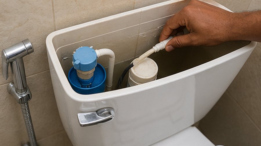 Toilet flush tank not filling or filling very slowly